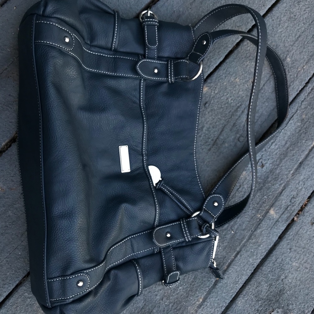 Grace Adele dark blue purse